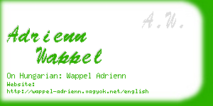 adrienn wappel business card